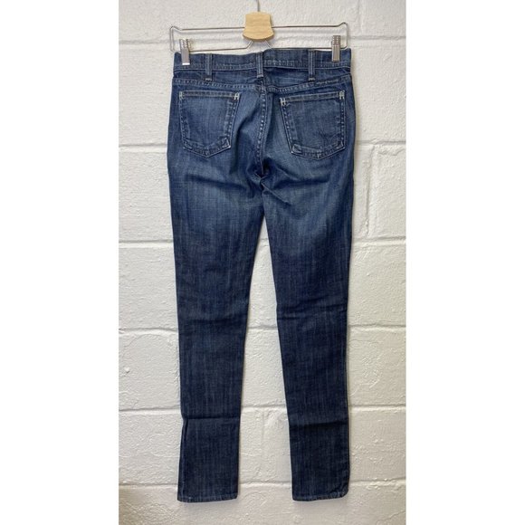 CITIZENS OF HUMANITY EMMANUELLE PETITE SLIM BOOT NWT Sz 25 Dark Denim Jeans - Picture 3 of 9